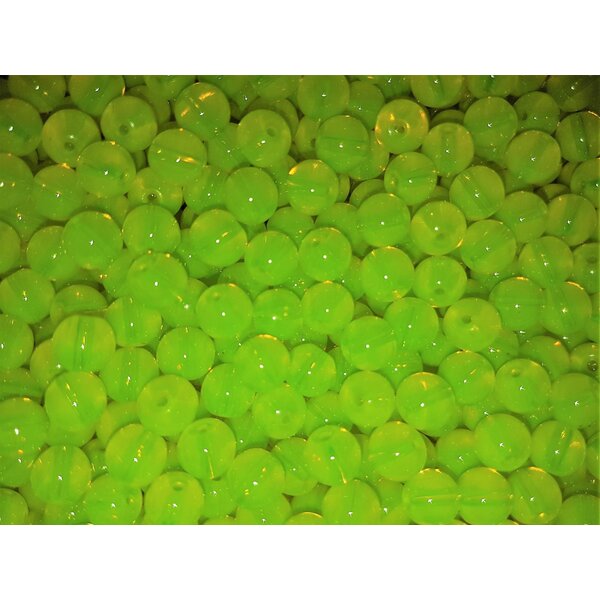 Creek Candy Beads 8mm Clearwater Atomic Chartreuse #253