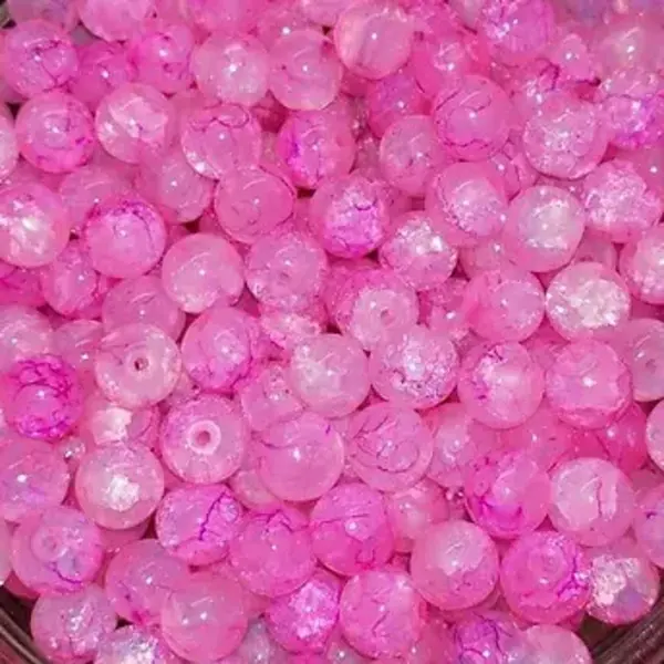 Creek Candy Beads 6mm Pink Lemonaide #258