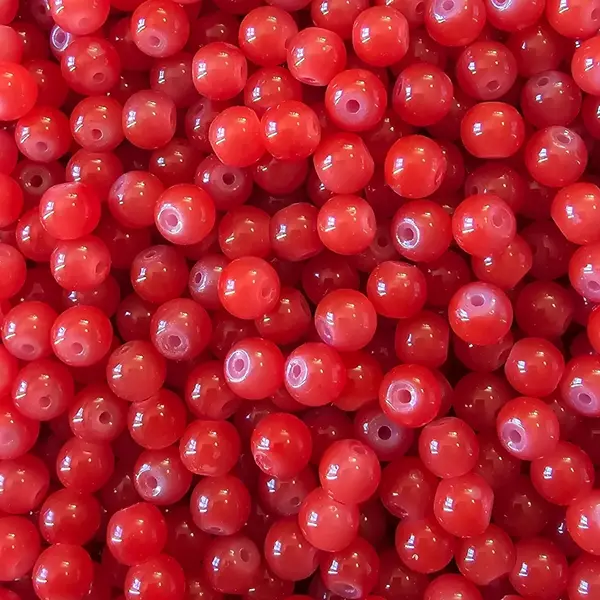 Creek Candy Beads 6mm Red Licorice #276