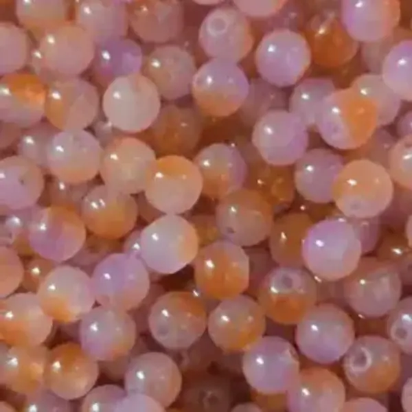 Creek Candy Beads 8mm Nucleus Series Plum Pudding # 282