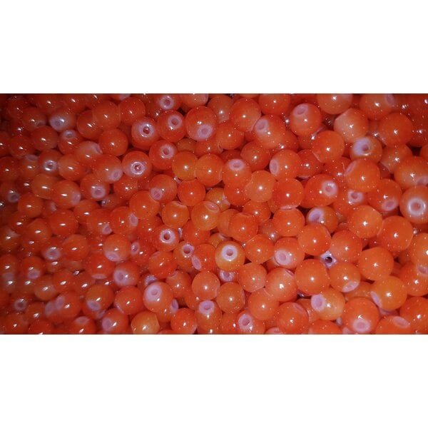 Creek Candy Beads 10mm Natural Dark Orange #104