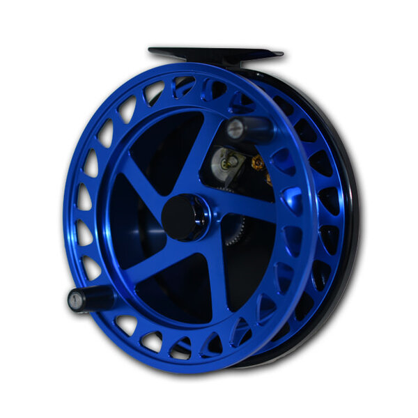 Raven XL Helix Centrepin Float Reel 5" Blue/Black
