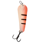 Custom Jigs&Spins Pro Glow Pro Series Slender Spoon. 1/4oz Nickel Green Glow Red Tiger