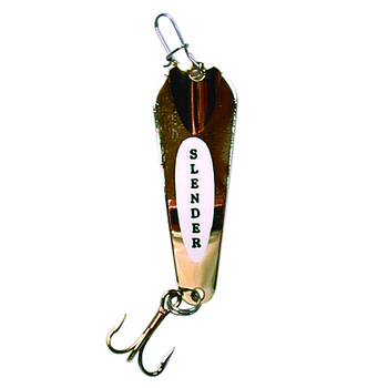 Custom Jigs&Spins Slender Spoon. 1/4oz Nickel Glow