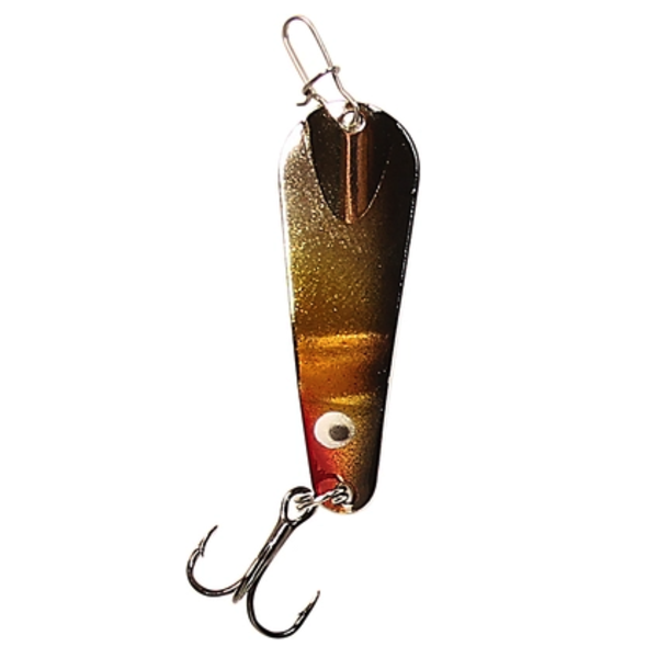 Custom Jigs&Spins Pro Series Slender Spoon. 1/4oz Nickel Vampire