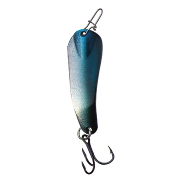 Custom Jigs&Spins Pro Series Slender Spoon. 1/4oz Nickel Blue Shiner