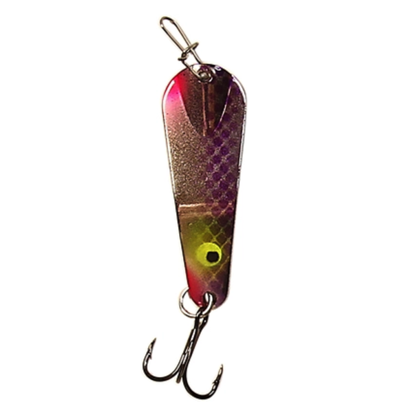 Custom Jigs&Spins Pro Series Slender Spoon. 1/4oz Nickel Alewife