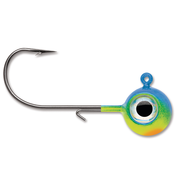 VMC Neon Moon Eye Jig. 3/8oz Parrot 4-pk