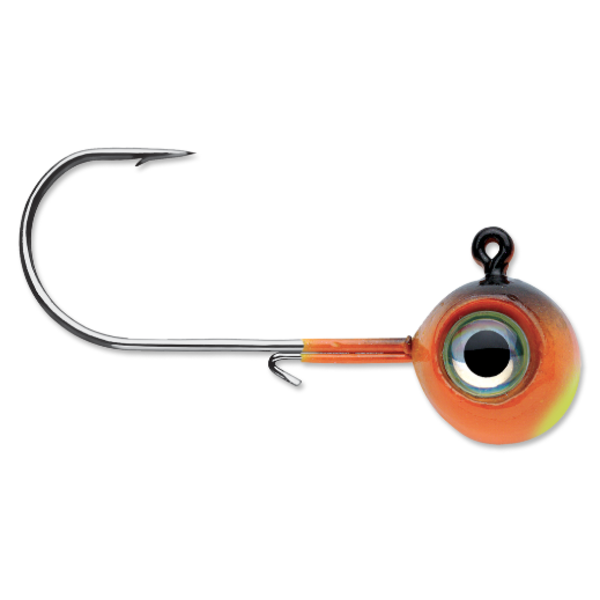 VMC Neon Moon Eye Jig. 1/4oz Hot Tiger 4-pk