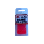 Zak Tackle Orange Bead Round Size 5