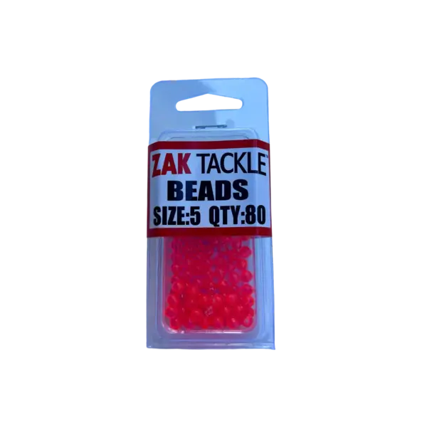 Zak Tackle Orange Bead Round Size 5