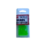 Zak Tackle Chartreuse Bead Round Size 4