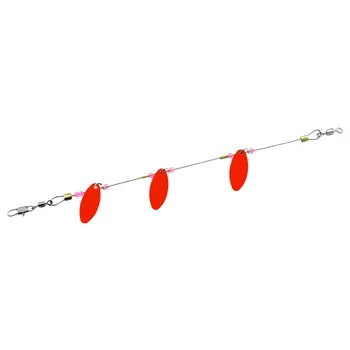 Gibbs Willow Leaf Mini Troll #8 Nickel Fire Orange 1-pk