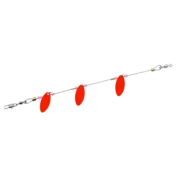 Gibbs Willow Leaf Mini Troll #8 Nickel Fire Orange 1-pk