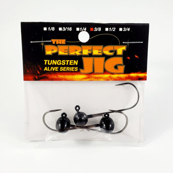The Perfect Jig Tungsten Alive Series Football Heads