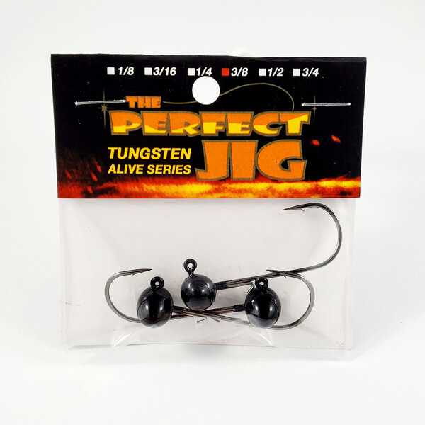 The Perfect Jig Tungsten Alive Series Football Heads