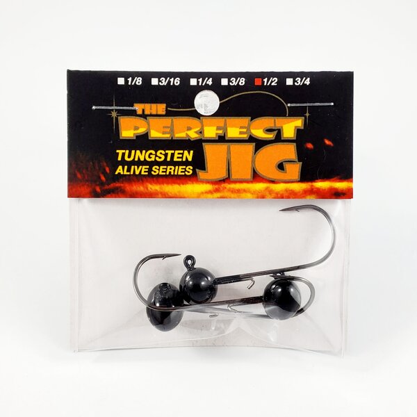 The Perfect Jig Tungsten Alive Series Football Heads