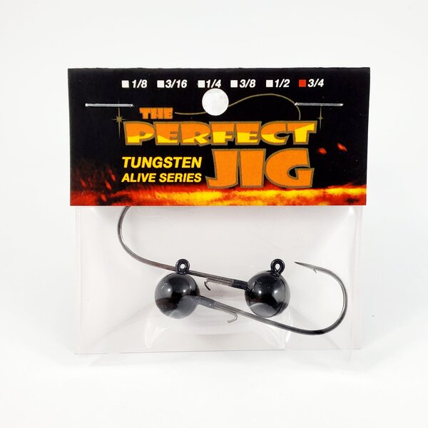 The Perfect Jig Tungsten Alive Series Football Heads