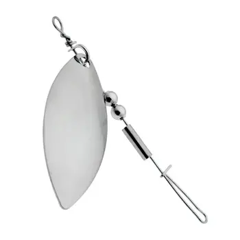 Gibbs Willow Leaf Spinner #1 3/4 Nickel 2-pk