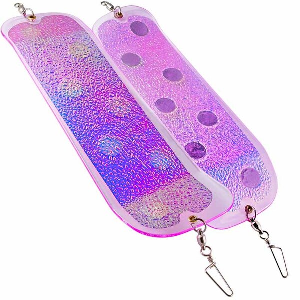 Gibbs Highliner #1 "A" Guide Series Hot Dot UV Purple Paddle