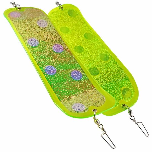 Gibbs Highliner #1 "A" Guide Series Hot Dot UV Chartreuse Paddle