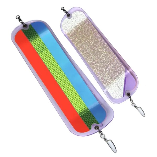 O'ki Tackle 360 Finned Flasher Jellyfish UV-Outfitter Glow Crush