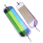 O'ki Tackle 360 Finned Flasher Jellyfish UV-Lemonlime/ Glow Crush