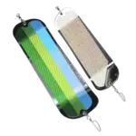 O'ki Tackle 360 Finned Flasher Chrome-Lemonlime/ Glow Crush