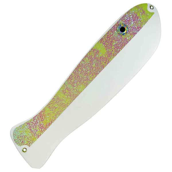 O'ki Tackle King Fisher II Flasher. White Casper Ice Glow