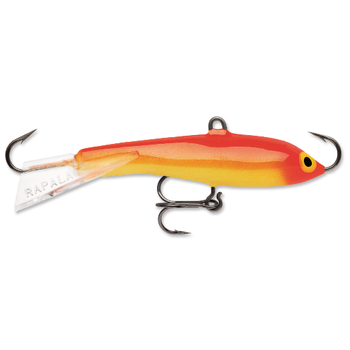 Rapala Jigging Rap. Gold Fluorescent Red 03