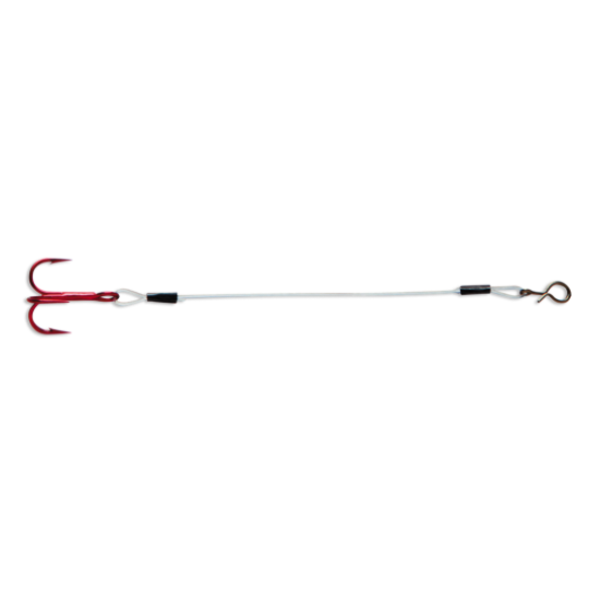 VMC Quick Strike Trailer Hooks 3" 3-pk Red