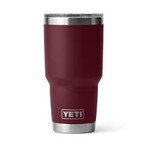 Yeti Rambler 887mL Tumbler w/Magslider Lid. Wild Vine Red