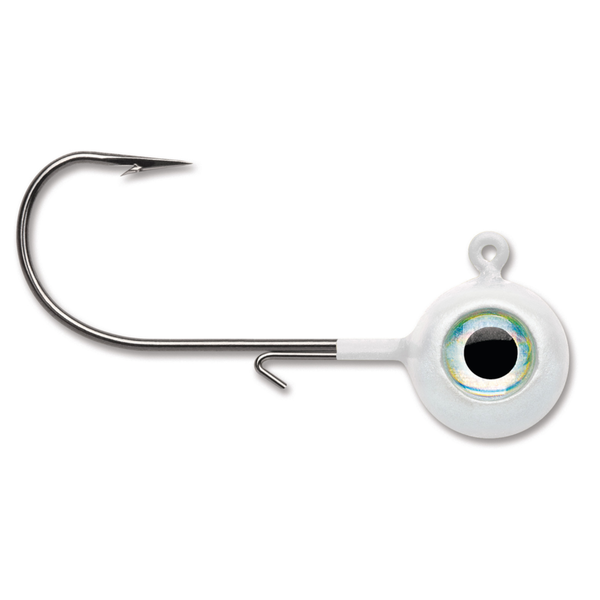 VMC Neon Moon Eye Jig. 1/4oz White 4-pk