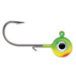 VMC Neon Moon Eye Jig. 1/4oz Chart Lime Green 4-pk