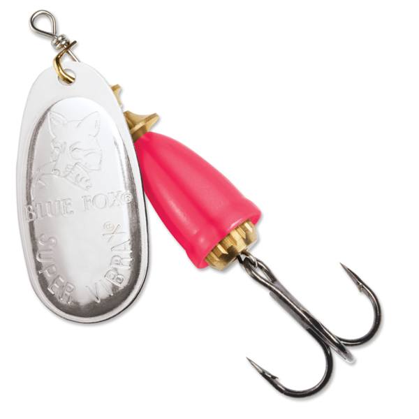 Blue Fox Classic Vibrax 7/16oz Silver/Hot Pink Spinner