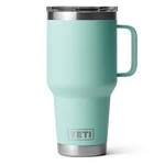Yeti Rambler 887mL Travel Mug w/Stronghold Lid. Seafoam