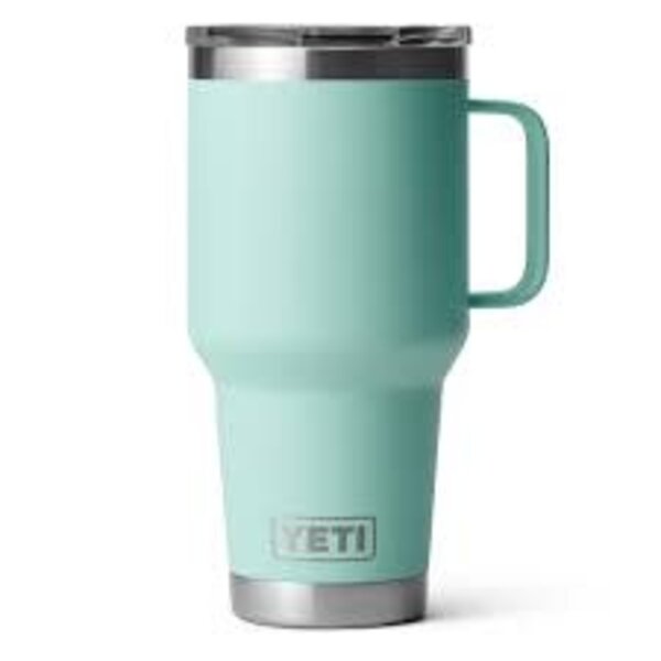 Yeti Rambler 887mL Travel Mug w/Stronghold Lid. Seafoam