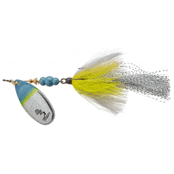 Mepps Bronze Slammer #3 Silver Blade Sexy Shad Tail 1/4oz