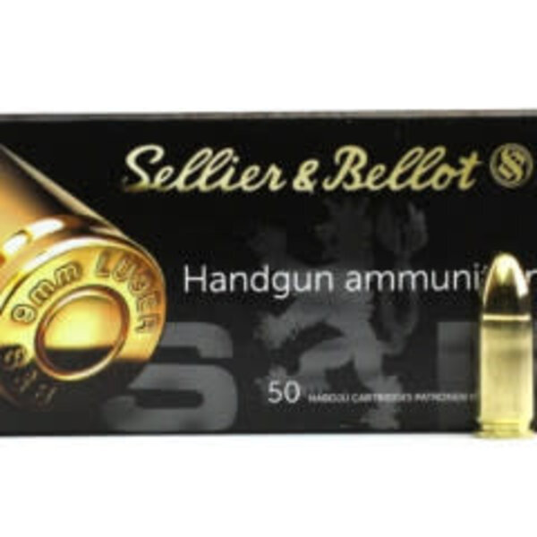 Sellier & Bellot Sellier & Bellot 124 Gr 9mm Case of a 1000 Rounds