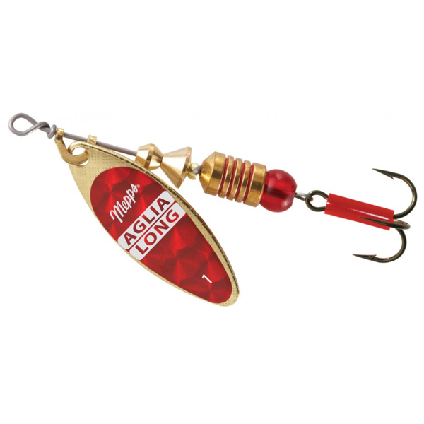 Mepps Aglia Long Size 1 1/6oz REDBO