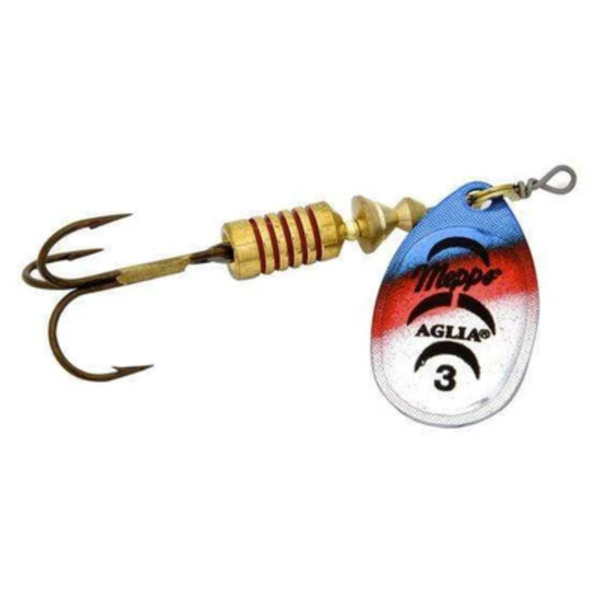 Mepps Aglia Size 4 1/3oz Sil Rainbo