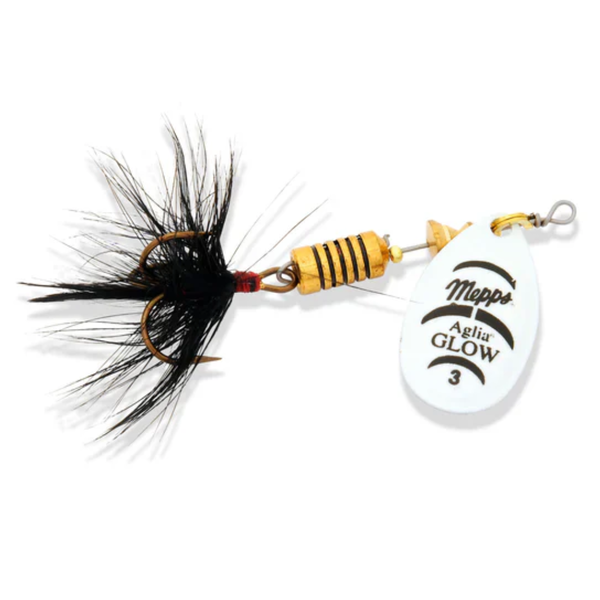 Mepps Aglia Dressed Size 1 1/8oz Silver Glow