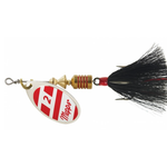 Mepps Aglia Dressed Size 3 1/4oz Silver Red White
