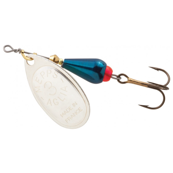 Mepps Mepps Aglia Bright Size 3 1/4oz Silver Blue