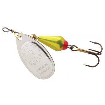 Mepps Aglia Bright Size 3 1/4oz Silver Chartreuse