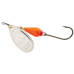 Mepps Aglia Bright Size 3 1/4oz Single Hook Silver Org