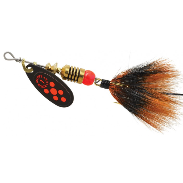 Mepps Black Fury Dressed Size 1 1/8oz Fl