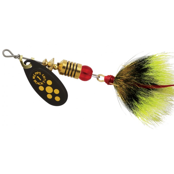 Mepps Black Fury Dressed Size 1 1/8oz BYD