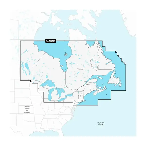 Navionics+ NAUS012R Digital Marine Chart - Canada East and Great Lakes