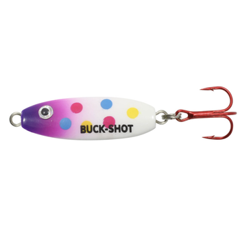 Northland Buck-Shot Rattle Spoon Purple Wonder 3/8oz